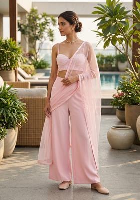 Baby Pink Handwork Fusion Set