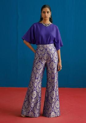 Royal Blue Silk Blend Fusion Set