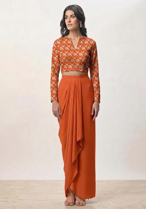 Orange Silk Blend Fusion Set