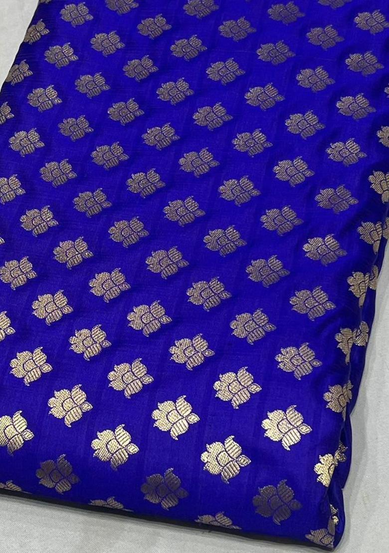 Royal Purple Brocade Fusion Set - Indya