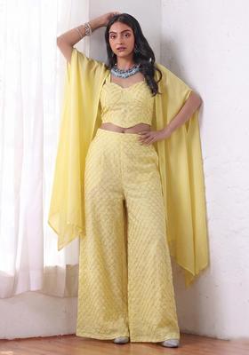 Yellow Silk Blend Fusion Set