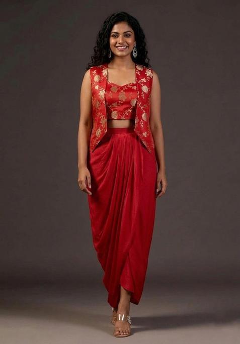Red Silk Blend Fusion Set