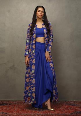 Royal Blue Sequin Tissue Fusion Set