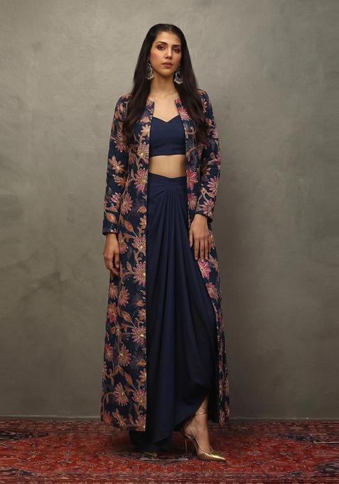 Midnight Blue Sequin Tissue Fusion Set