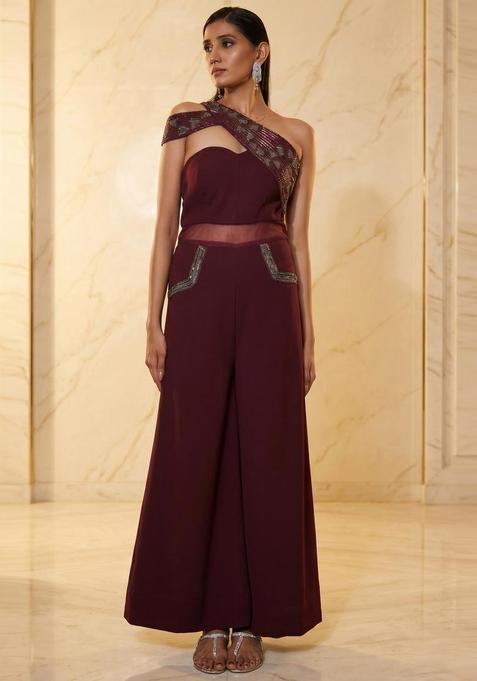 Deep Wine Handwork Fusion Set