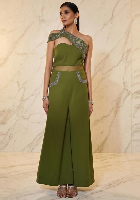 Olive Green Handwork Fusion Set