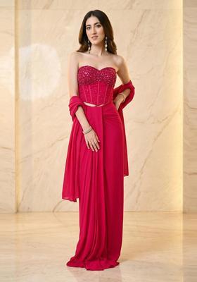 Pink Handwork Fusion Set