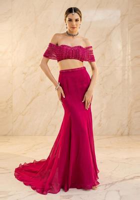 Magenta Handwork Fusion Set