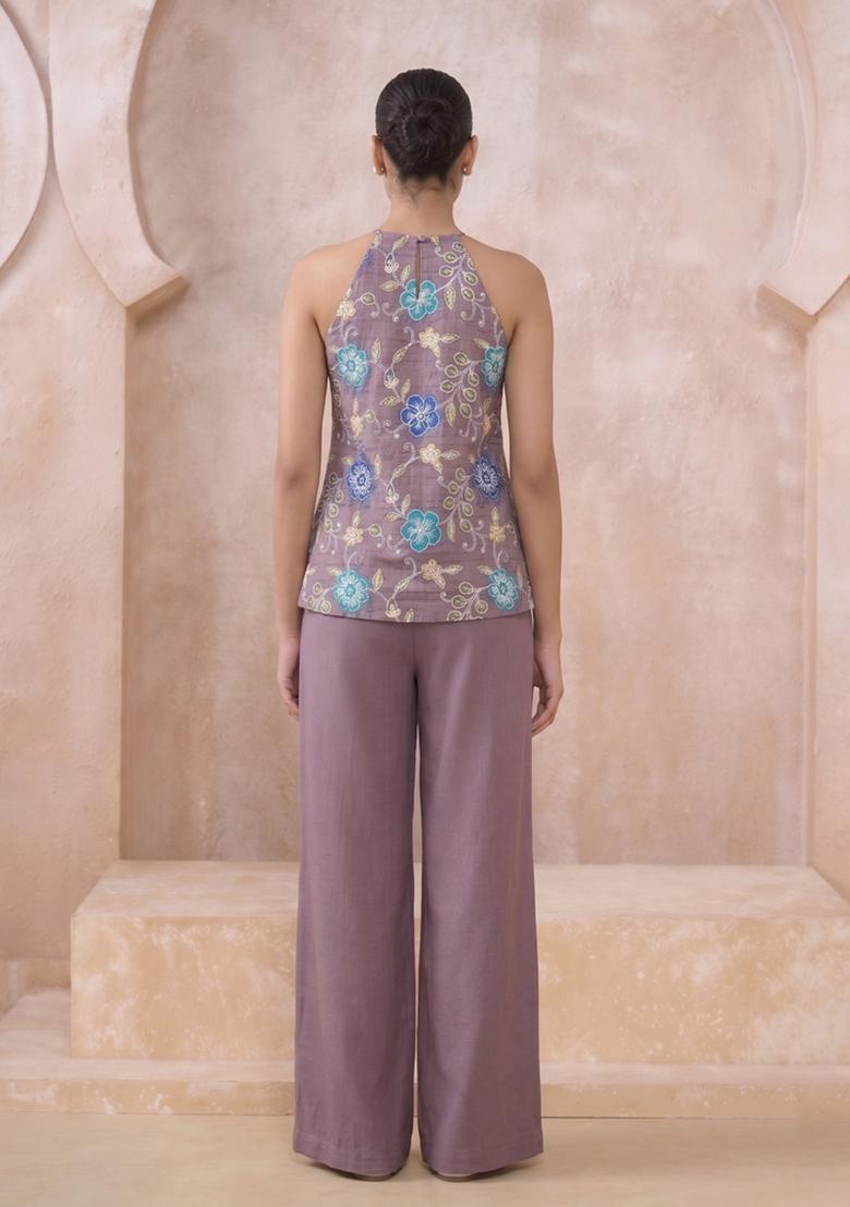 Mauve Tissue Fusion Set - Indya