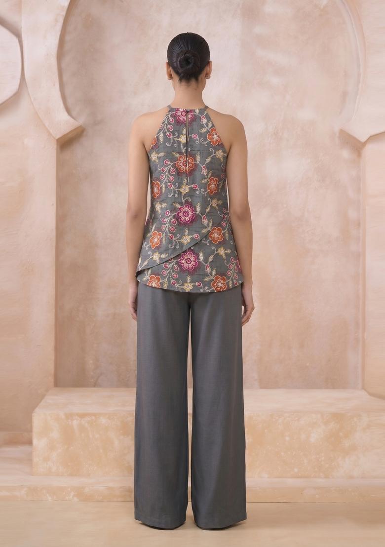 Charcoal Grey Tissue Fusion Set - Indya