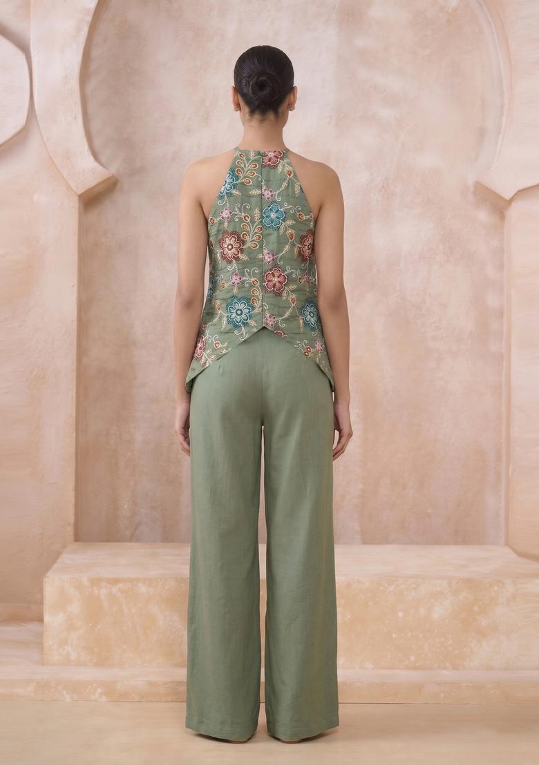 Sage Green Tissue Fusion Set - Indya