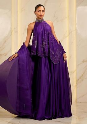 Purple Handwork Fusion Set