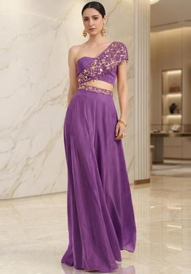 Purple Handwork Fusion Set