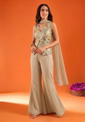 Beige Solid Tissue Fusion Set