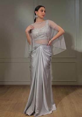Silver Embroidered Tissue Fusion Set