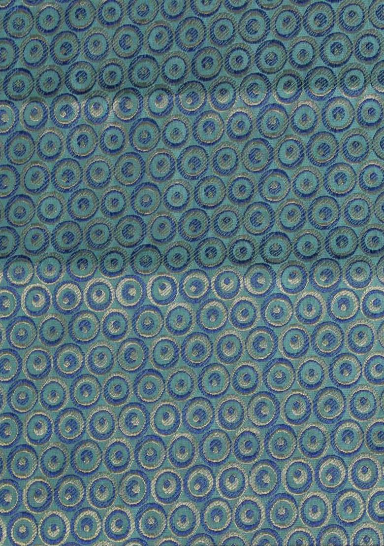 Light Blue Jacquard  Co-Ord Set - Indya