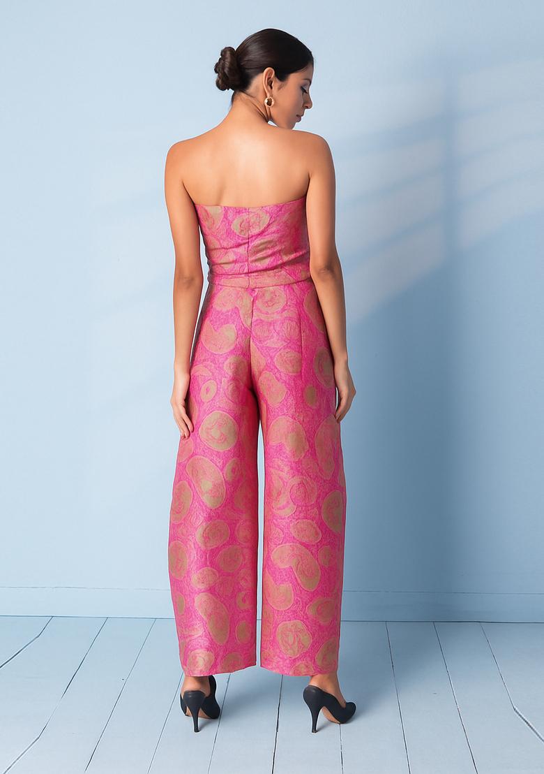 Multicolor Jacquard  Co-Ord Set - Indya