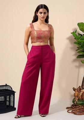 Pink Jacquard  Co-Ord Set
