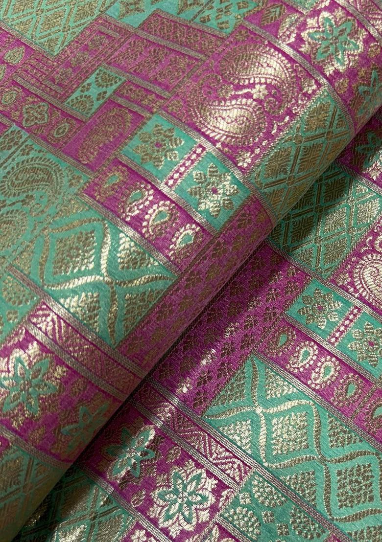 Pink Jacquard  Co-Ord Set - Indya