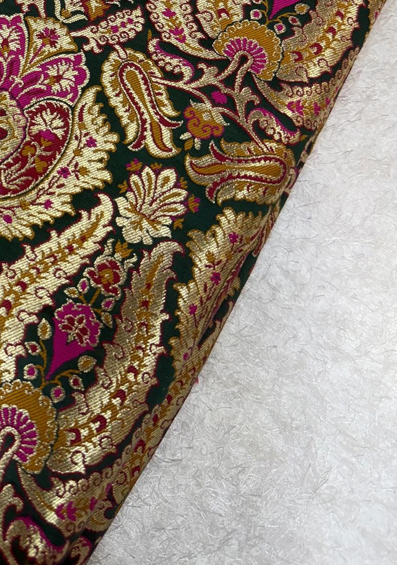 Magenta Pink Brocade Kurta Set