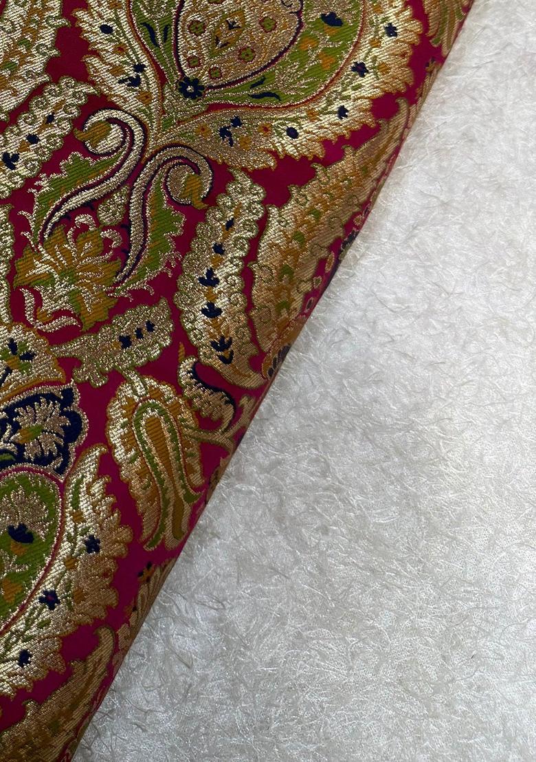 Green Brocade Kurta Set