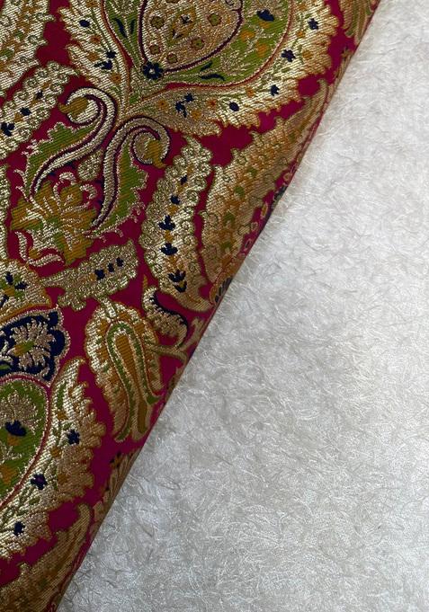 Green Brocade Kurta Set