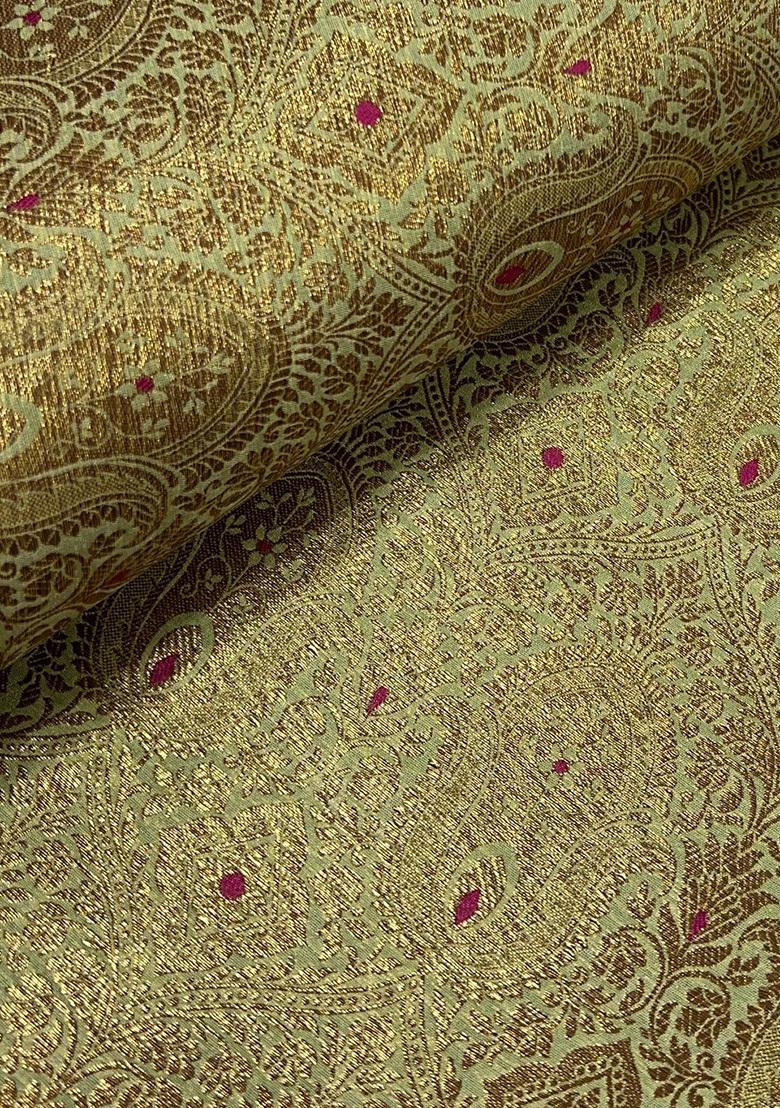 Gold Brocade Skirt Set