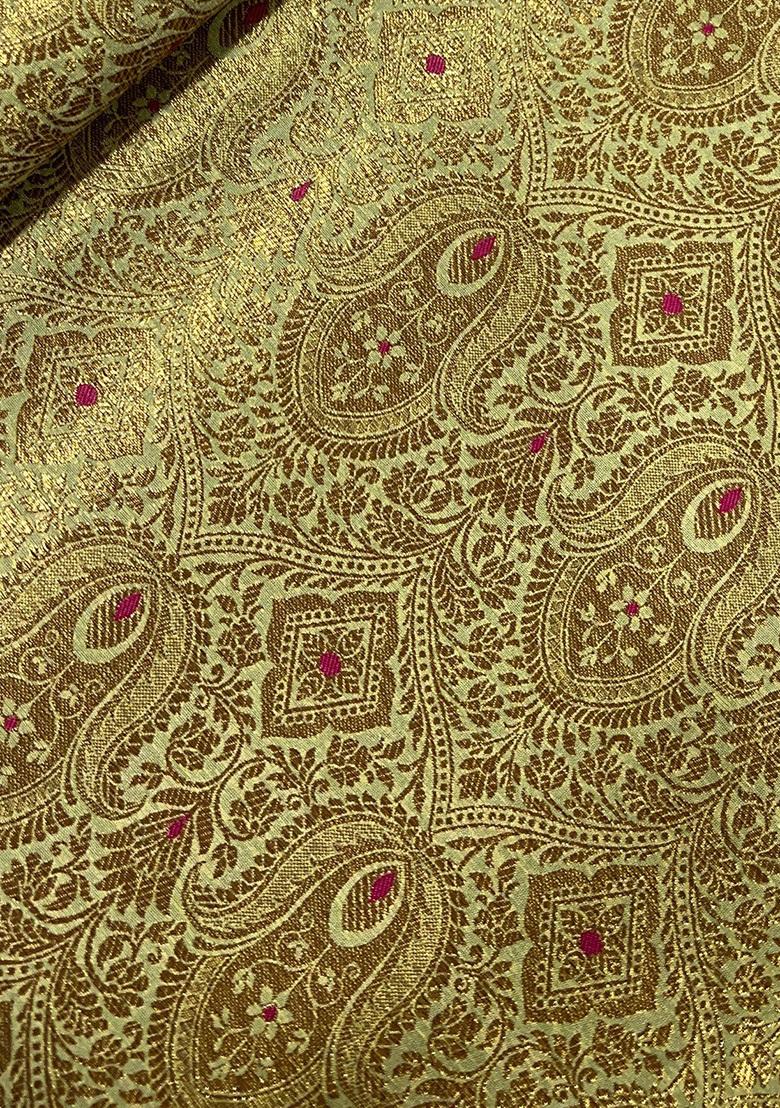 Gold Brocade Skirt Set