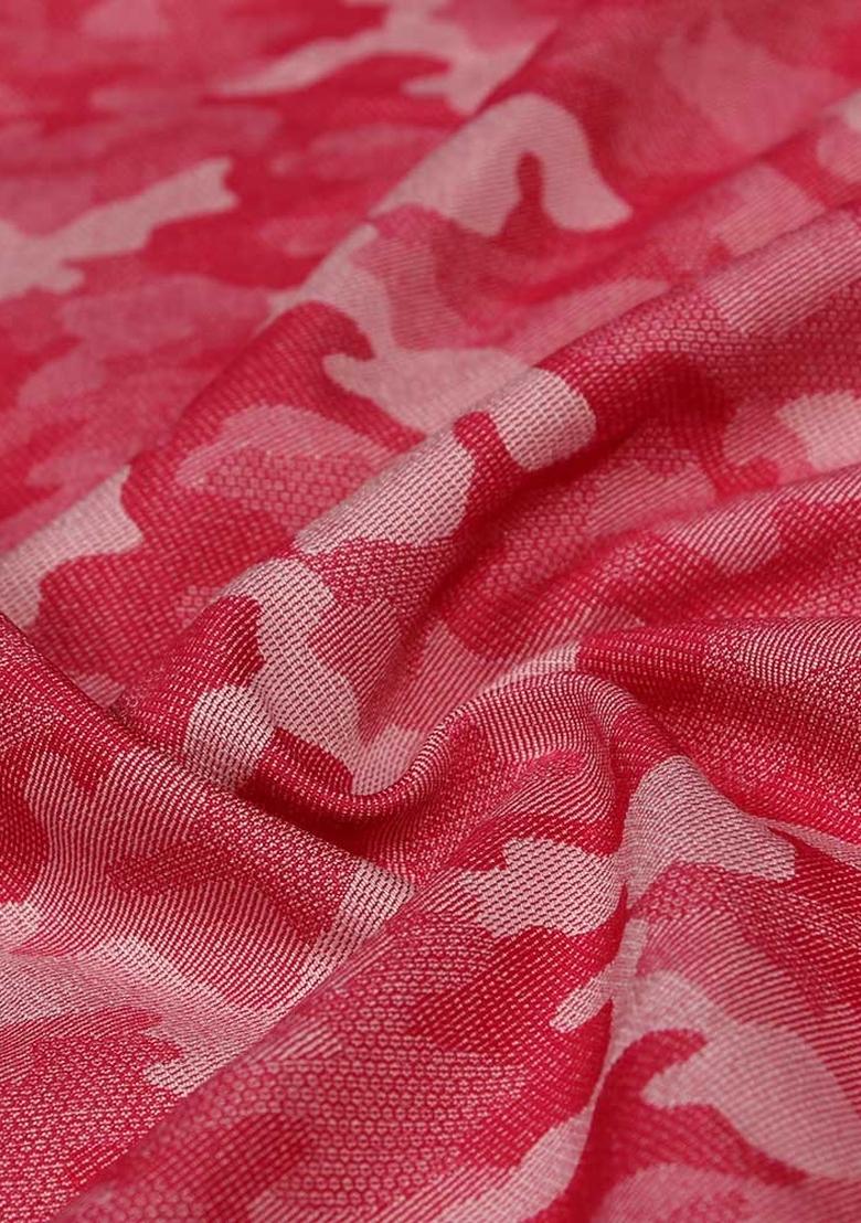 Pink Jacquard Denim Co-Ord Set