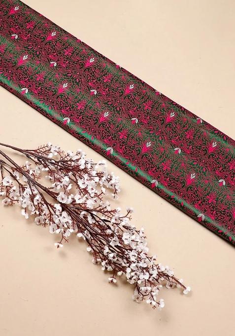 Bottle Green Jacquard Brocade Blazer Cords