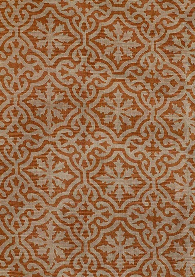 Mustard Printed Cotton Linen Co-Ord Set - Indya