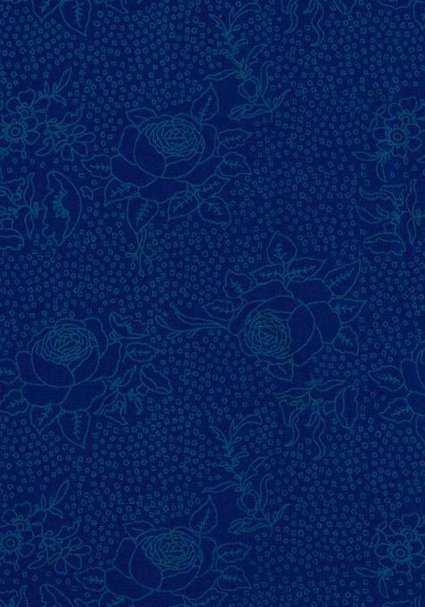 Blue Printed Linen Co-Ord Set