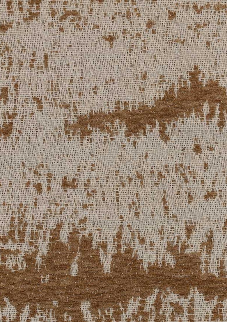 Beige Jacquard Cotton Co-Ord Set - Indya