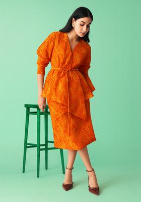 Yellow Printed Cotton Co-Ord Set