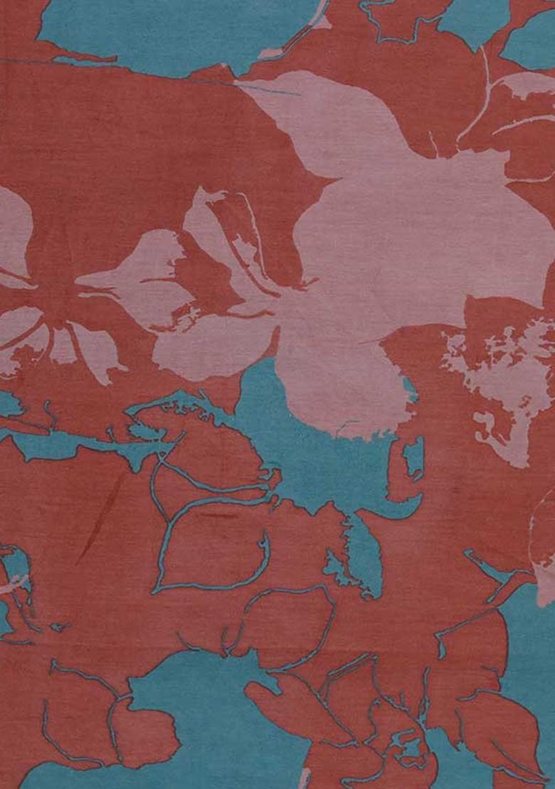 Multicolor Printed Chanderi Co-Ord Set - Indya