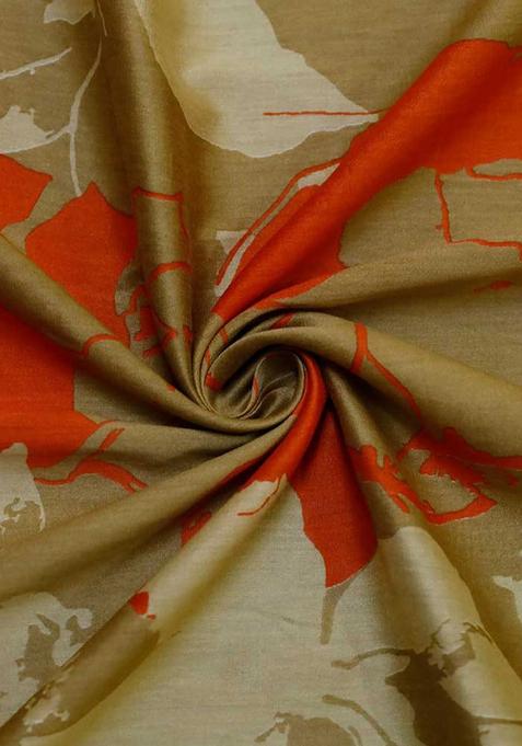 Multicolor Printed Chanderi Co-Ord Set