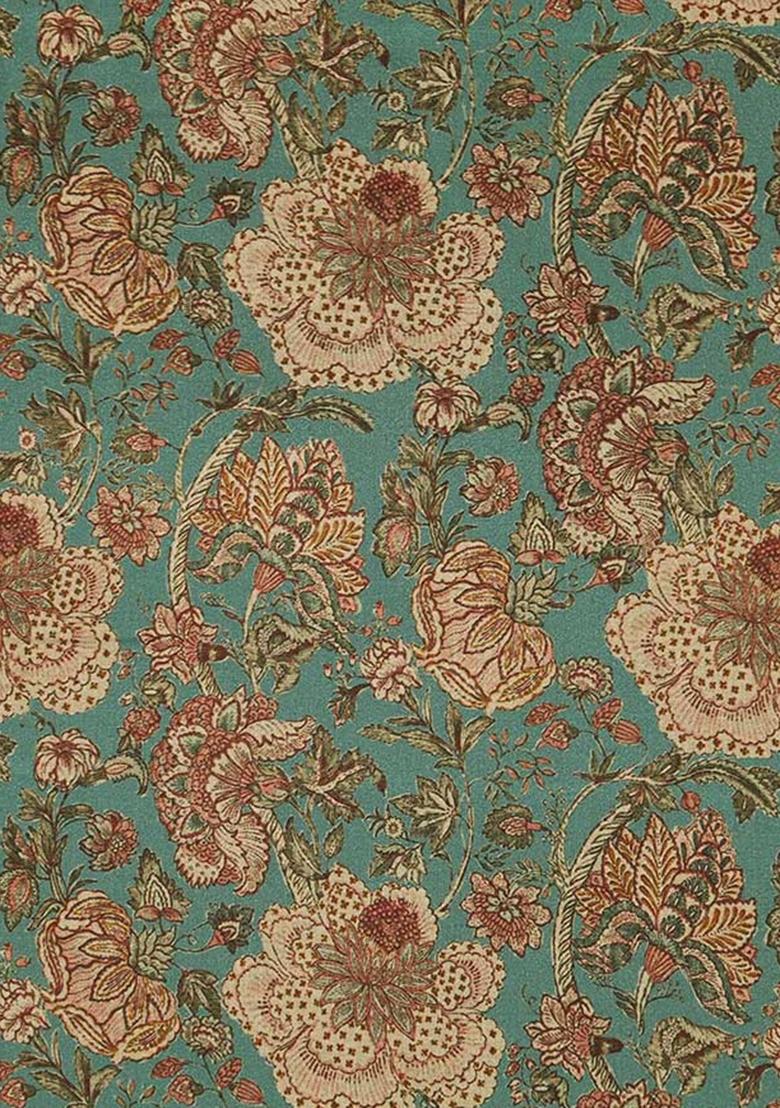 Multicolor Printed Cotton Dress - Indya