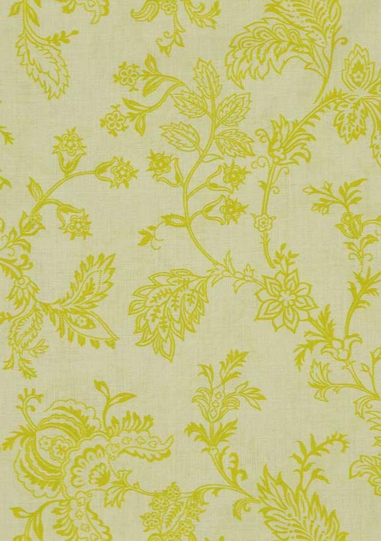 Green Printed Cotton Dress - Indya