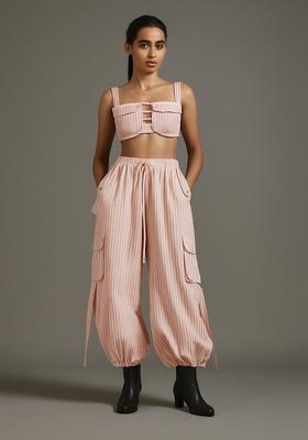 Pink Printed Cotton Co-Ord Set