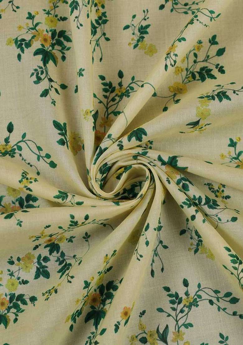Green Printed Cotton Co-Ord Set - Indya