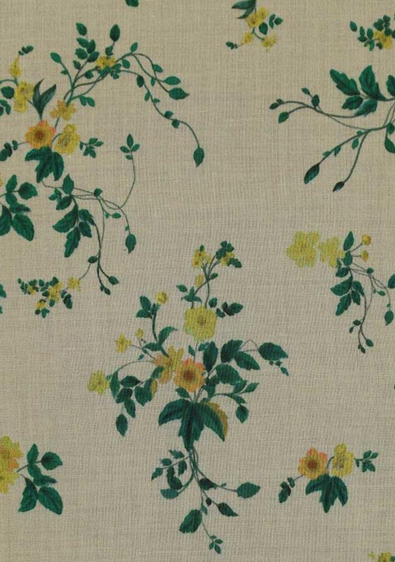 Green Printed Cotton Co-Ord Set - Indya