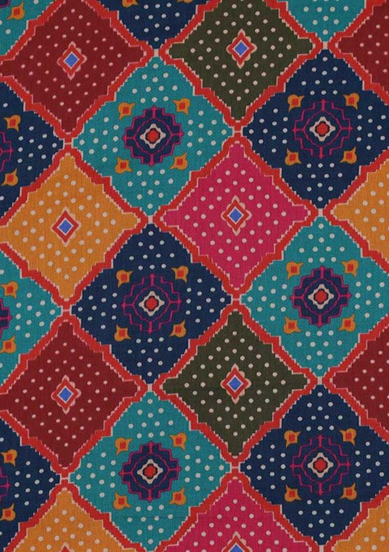 Multicolor Printed Cotton Co-Ord Set - Indya