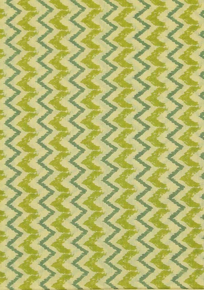 Teal Green Printed Cotton Co-Ord Set - Indya