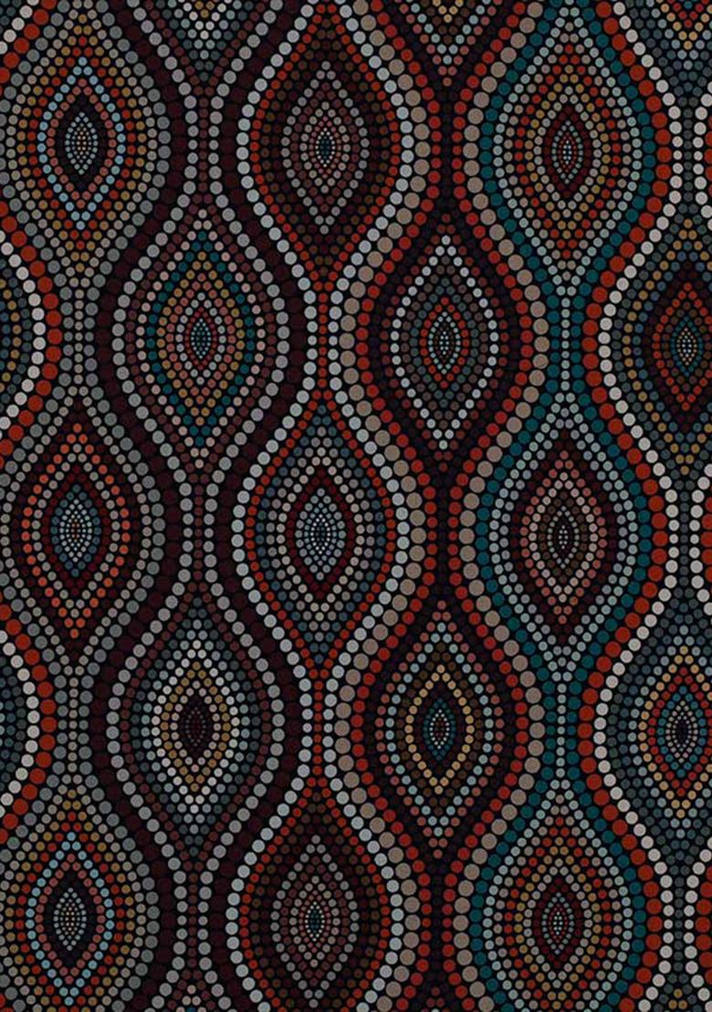 Multicolor Poplin Abstract Printed Co-Ord Set - Indya