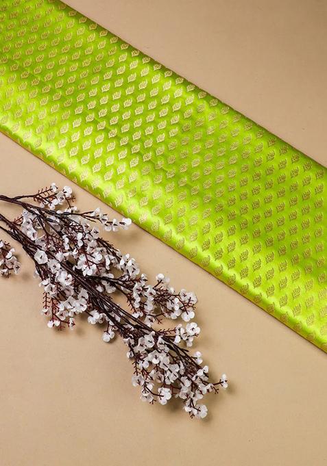 Light Green Brocade Skirt Set