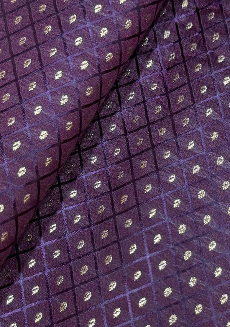 Burgundy Brocade Dress