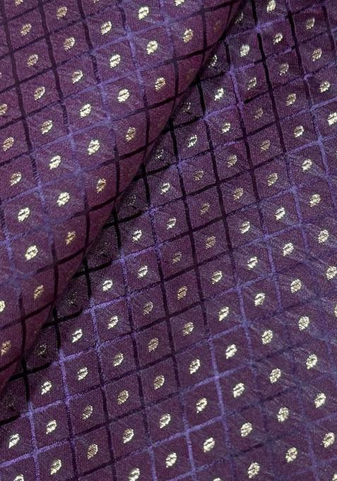 Burgundy Brocade Dress