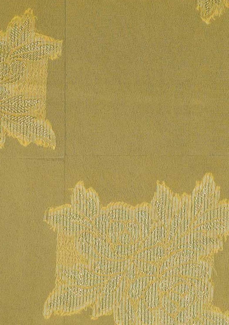 Yellow Georgette Textured Dress - Indya