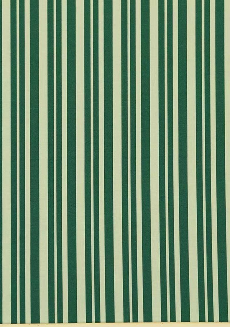 Green Poplin Striped Co-Ord Set - Indya