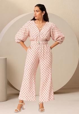 Pink Poplin Polka Dot Co-Ord Set